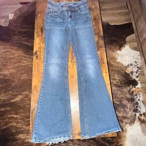 No Boundaries Classic Flare Leg Jeans